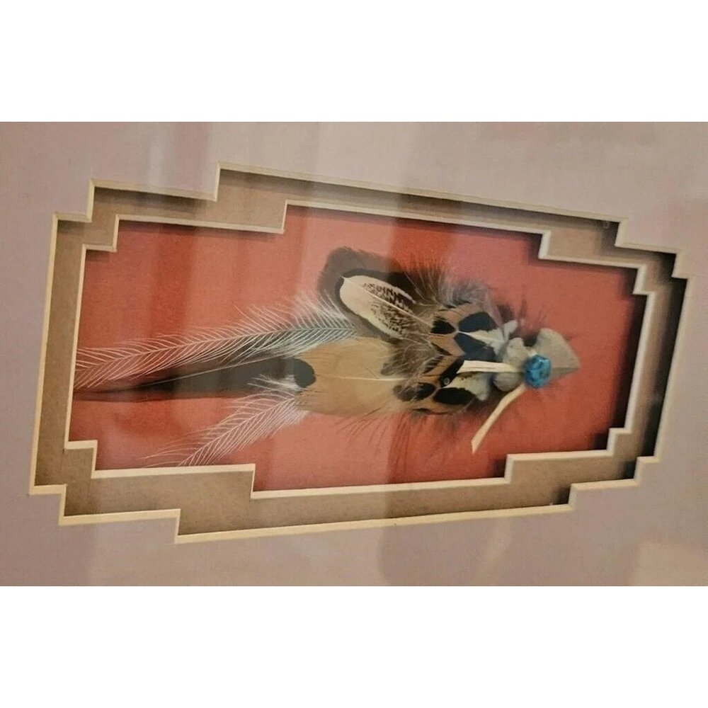 Ross & Cleo Wersonick Navajo Native American Sand Art Kachina Dolls Shadow Box - Picture 7 of 12